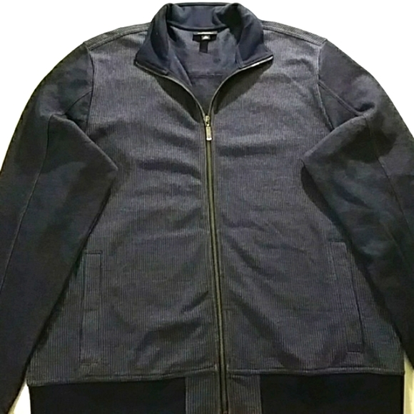 Marc Anthony Men's Zippered Jacket Blue XLarge - Picture 3 of 7